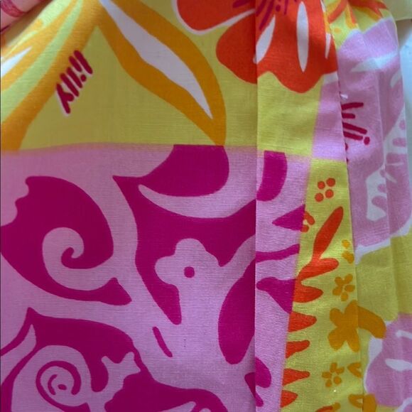 Lilly Pulitzer Palm Beach Rory Skort Multi Kings King Court Patch  SZ 8 Stretch - Picture 14 of 14